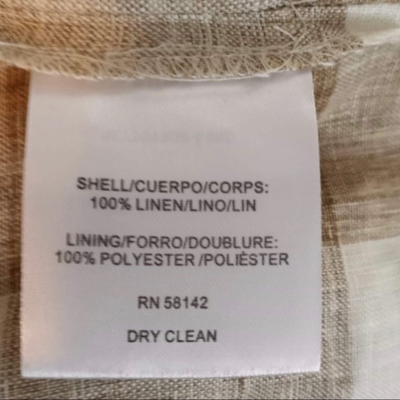 GAL MEETS GLAM BAILEY GINGHAM LINEN CROP JUMPSUIT - Picture 10 of 10